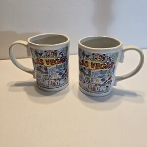 Catstudio Las Vegas Street Map Landmark Souvenir Coffee Mugs The Geography...